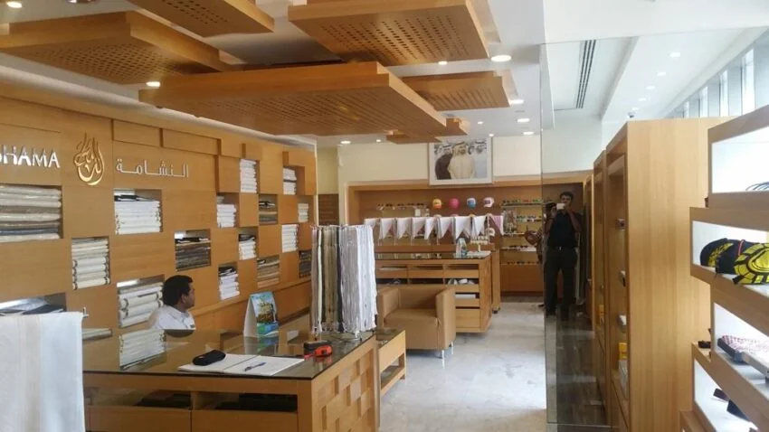 Timber shelving and surface finishes